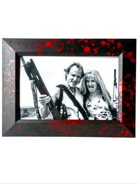 Natural Born Killers Mickey Mallory 90s Horror Movie Cult Classic Bloody Framed